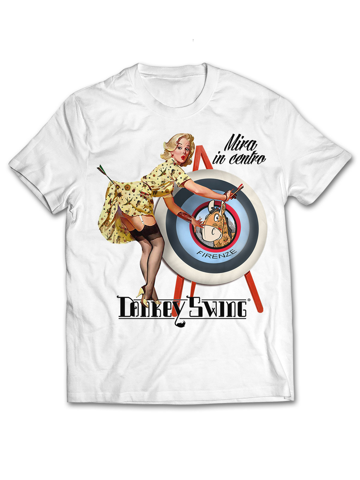 T shirt 2025 pin up uomo